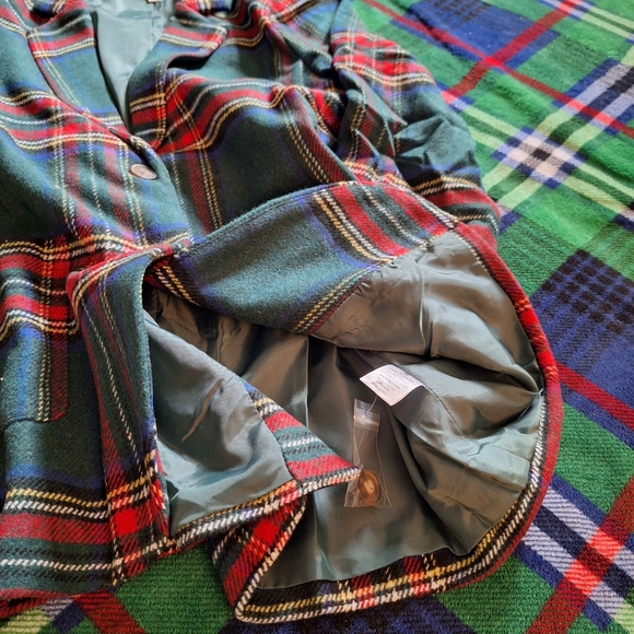 Aura brand size Medium Tartan blazer - Picture 3 of 6